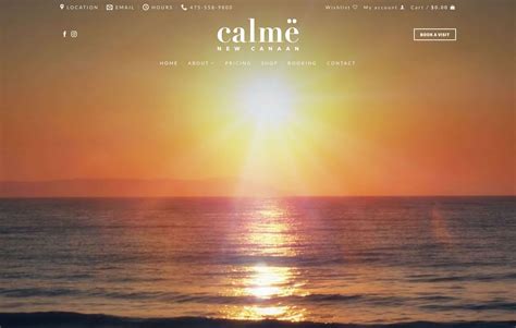 calme new canaan  Website